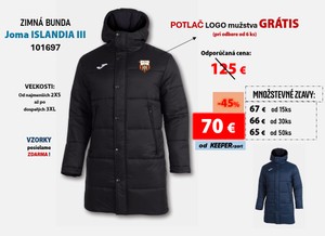 ZIMNÁ BUNDA predĺžená JOMA ISLANDIA III