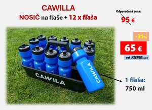 NOSIČ na fľaše + 12 fliaš ( 750ml )