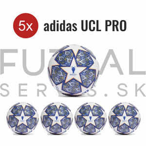 5x zápasová lopa adidas UCL PRO