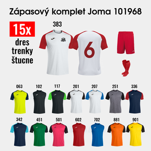 AKCIA! 15x zápasový komplet Joma 101968 s potlačou