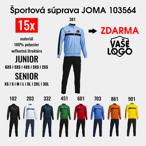 AKCIA!15x súprava Joma 103564 s potlačou