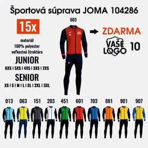 AKCIA!15x súprava Joma 104286 s potlačou