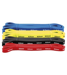 ZEUS SET posiľnovacích gúm RESISTANCE BAND 4ks