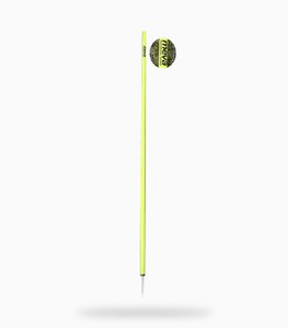 Slalomová tyč s hrotom MEVA farba fluo žltá – 160cm