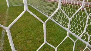 Set( 2 ks) exkluzívnych futbalových sieti PA6mm- dizajn plastu medu