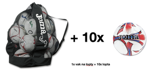Sada vak + 10x lopta JOMA DALI 400083TEAM/14