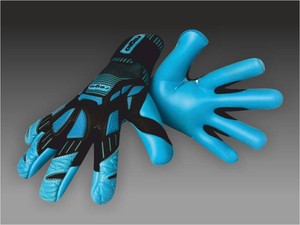 Brankárske rukavice REGIO Cyber Monster Latex blue-black