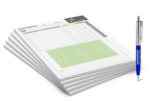 Náhradné listy A4 (5x50) do bloku pre trénera 1717