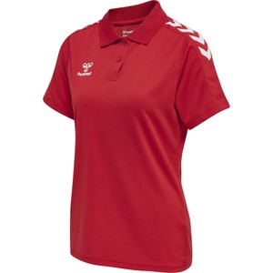 HUMMEL Dámska polokošeľa HMLCORE XK FUNCTIONAL POLO WOMAN TRUE RED