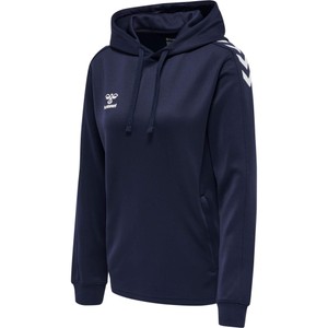 HUMMEL Dámska mikina HMLCORE XK POLY SWEAT HOODIE WOMAN MARINE