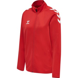 HUMMEL Dámska mikina HMLCORE XK POLY ZIP SWEAT WOMAN TRUE RED