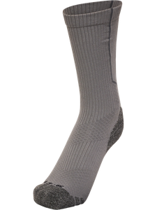 Športové ponožky hmlPRO TRAINING SOCKS LOW steel gray white