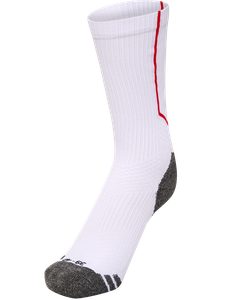 Športové ponožky hmlPRO TRAINING SOCKS LOW white true red