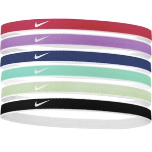 Čelenka Nike  Swoosh Sport Headbands 6 PK Tipped