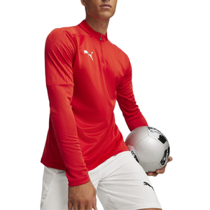 Tričko s dlhým rukávom Puma teamFINAL Training 1/4 Zip Top