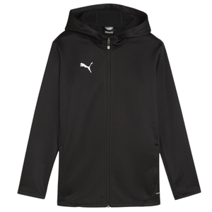 Bunda s kapucňou Puma teamFINAL Training Fleece Jkt Jr