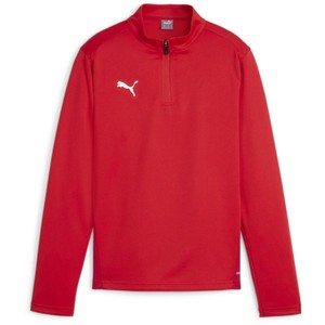 Tričko s dlhým rukávom Puma teamGOAL Training 1/4 Zip Top Jr