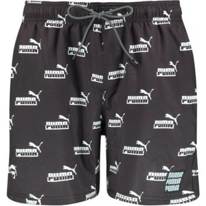 Plavky Puma  Badehose Schwarz Weiss F001