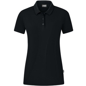 Polokošele JAKO Organic Stretch Polo Shirt Schwarz F800