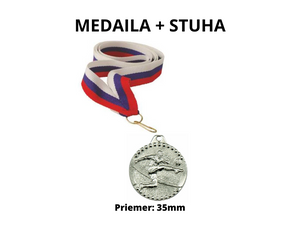 Medaila + stuha V.