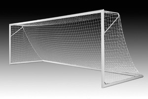 QUICK Sport futbalová sieť hrúbka 5mm / rozmer 7,5 x 2,5 x 1,5 x 1,5m / oko 12x12cm