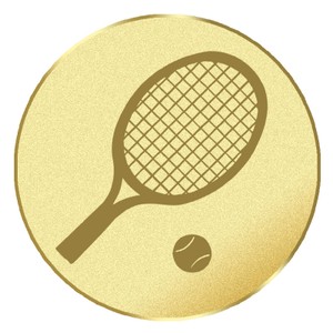 Emblém tenis na pohár a medailu