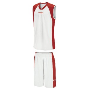 Basketbalový dres s trenírkami  MEMPHIS bielo červený 14ks