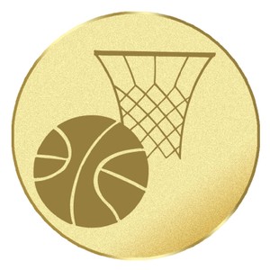 Emblém basketball na pohár a medailu