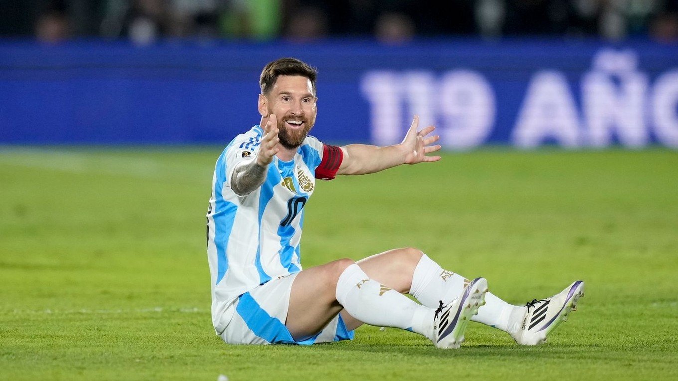 Lionel Messi v zápase Paraguaj - Argentína