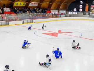 Parahokej na zimnom štadióne v Dolnom Kubíne