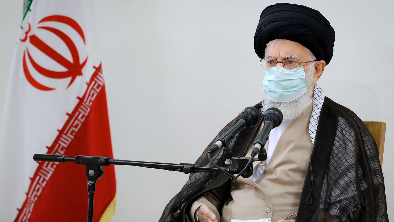 Ajatolláh Alí Chameneí, najvyšší duchovný vodca Iránu.