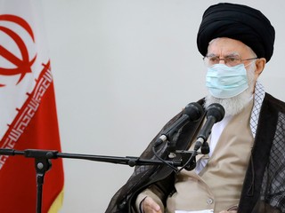 Ajatolláh Alí Chameneí, najvyšší duchovný vodca Iránu.