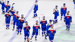 Slovenskí hokejisti na MS v hokeji 2025.