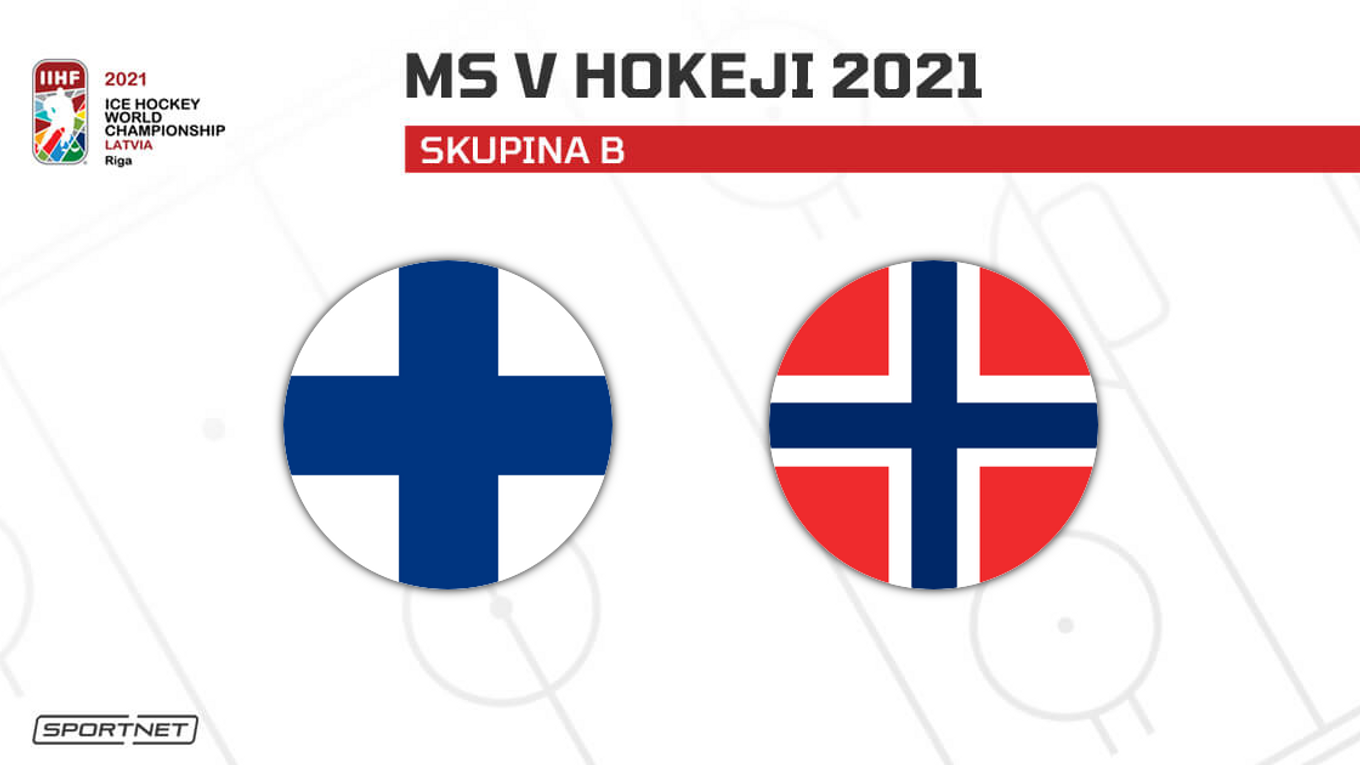 Fínsko vs. Nórsko: ONLINE prenos zo zápasu na MS v hokeji 2021 dnes.