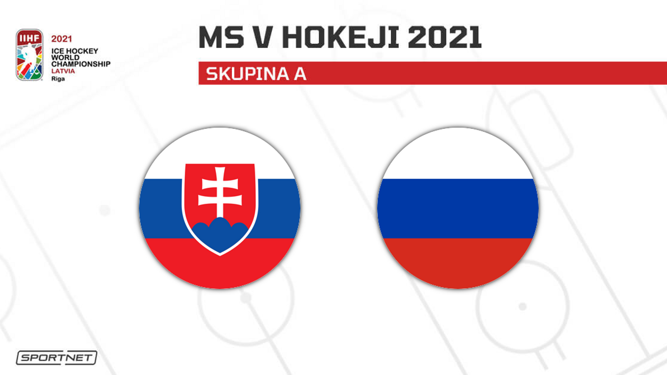 Slovensko vs. Rusko: ONLINE prenos z tretieho zápasu Slovenska na MS v hokeji 2021 dnes.