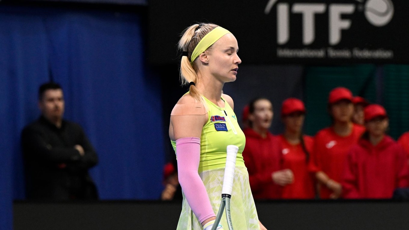 Sklamaná slovenská tenistka Rebecca Šramková.