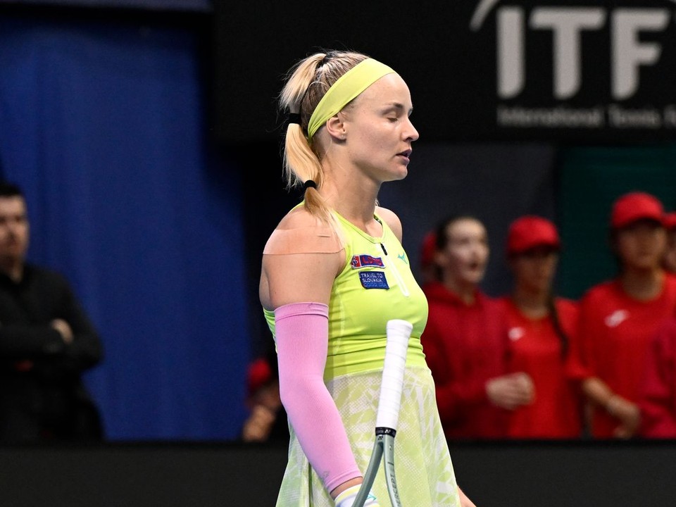 Sklamaná slovenská tenistka Rebecca Šramková.