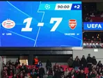 Výsledok zápas PSV - Arsenal v Lige majstrov.