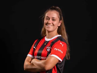 Jana Vajdová v drese Spartaka Trnava.