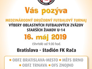 MEDZINÁRODNÝ DRUŽOBNÝ FUTBALOVÝ TURNAJ U14