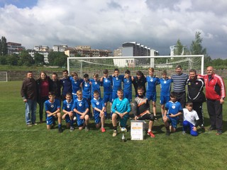 MEDZINÁRODNÝ DRUŽOBNÝ FUTBALOVÝ TURNAJ U14 VÝBER OBFZ BRATISLAVA-MESTO NA 2.MIESTE