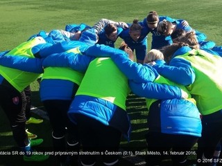 Ženská 19-ka podľahla v odvete Česku 0:1