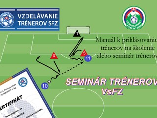 Manuál k prihlásovaniu trénerov na školenie alebo seminár trénerov