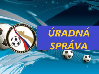 ÚRADNÁ SPRÁVA Č.26 ZO DŇA 10.01.2024