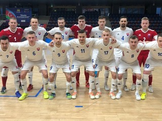 FUTSAL – Slováci podľahli v prvom zápase kvalifikácie ME 2022 v Azerbajdžane 1:4