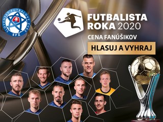 FUTBALISTA ROKA 2020 - Hlasujte a vyhrajte atraktívne ceny