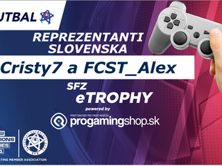 eFIFA – SFZeTrophy powered by progamingshop ovládol cristy7, spolu s FCST_Alex  sa stali slovenskými reprezentantmi