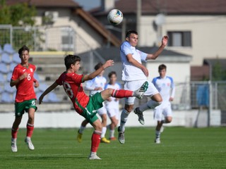 Snímka zo zápasu Slovensko 15 - Bulharsko 15 v Senci. 