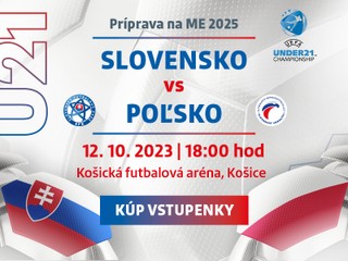 U21 – Vstupenky na zápas s Poľskom v predaji online a v deň zápasu aj na štadióne