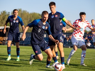 Snímka z prípravného zápasu Slovensko 19 - Chorvátsko 19 v Dunajskej Strede (9.9.2023).